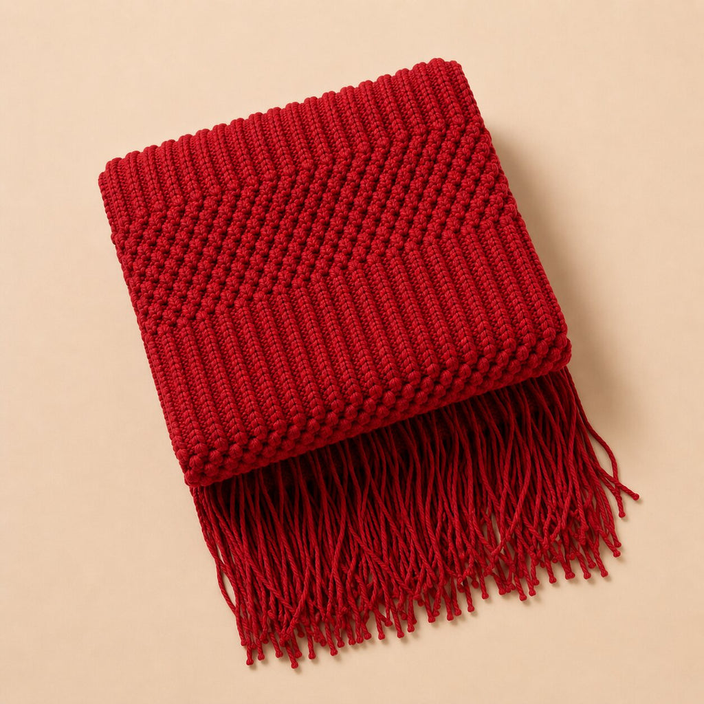 Elowen Textured Knit Throw Blanket