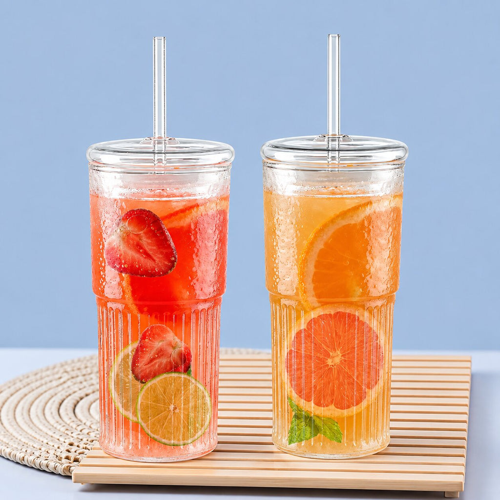 Aurelle Glass Tumbler Set of 2