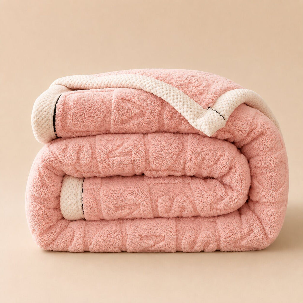 Elara Heart Plush Blanket