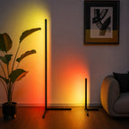 Smart RGB LED Corner Floor Lamp