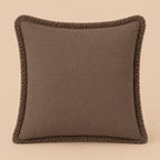 Damian Linen Fringed Pillow Cover