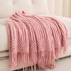 Elowen Textured Knit Throw Blanket