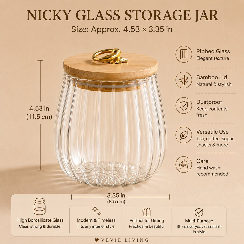 Nicky Glass Storage Jar