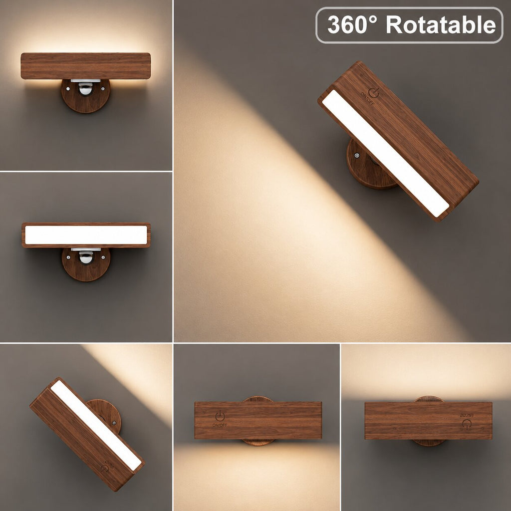 LumiSense Rechargeable Wall Light