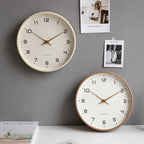 Elara Solid Wood Wall Clock