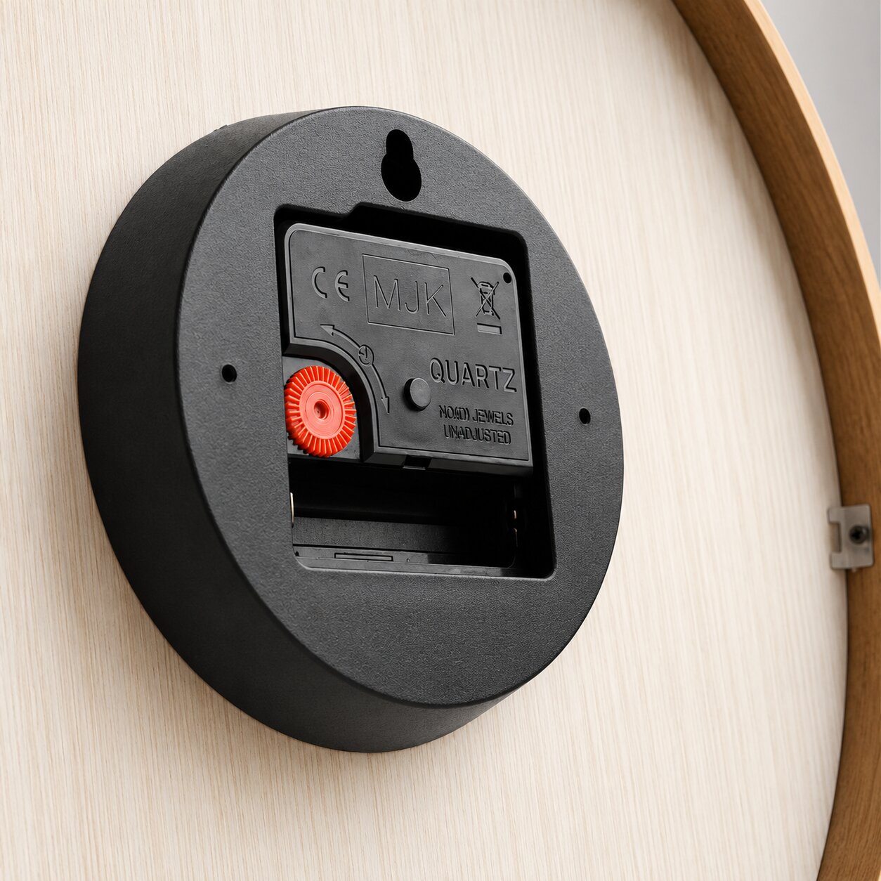 Elara Solid Wood Wall Clock