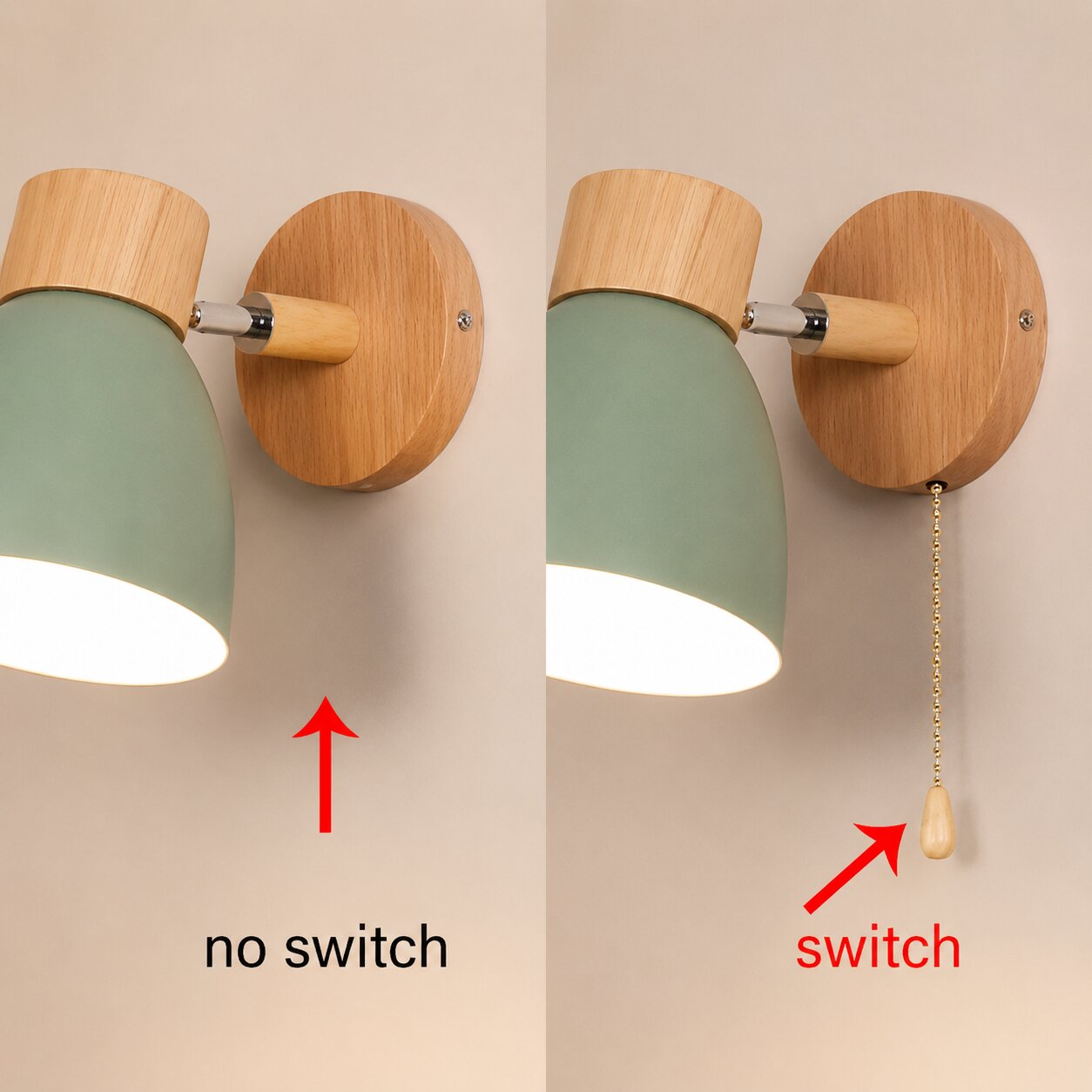 LumaWood Adjustable Wall Sconce