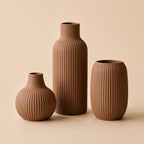 Sorelle Ribbed Vase Set