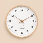 Elara Solid Wood Wall Clock