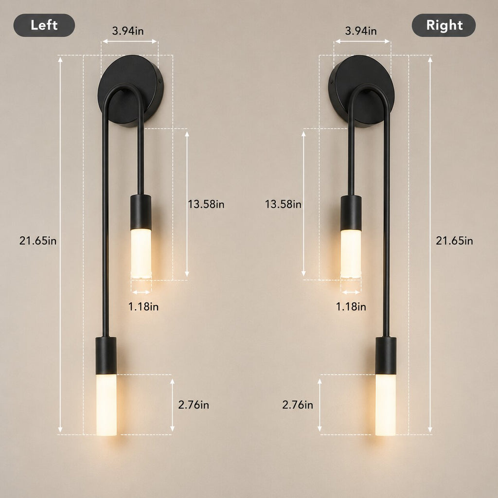 Sora Double Light Wall Sconce