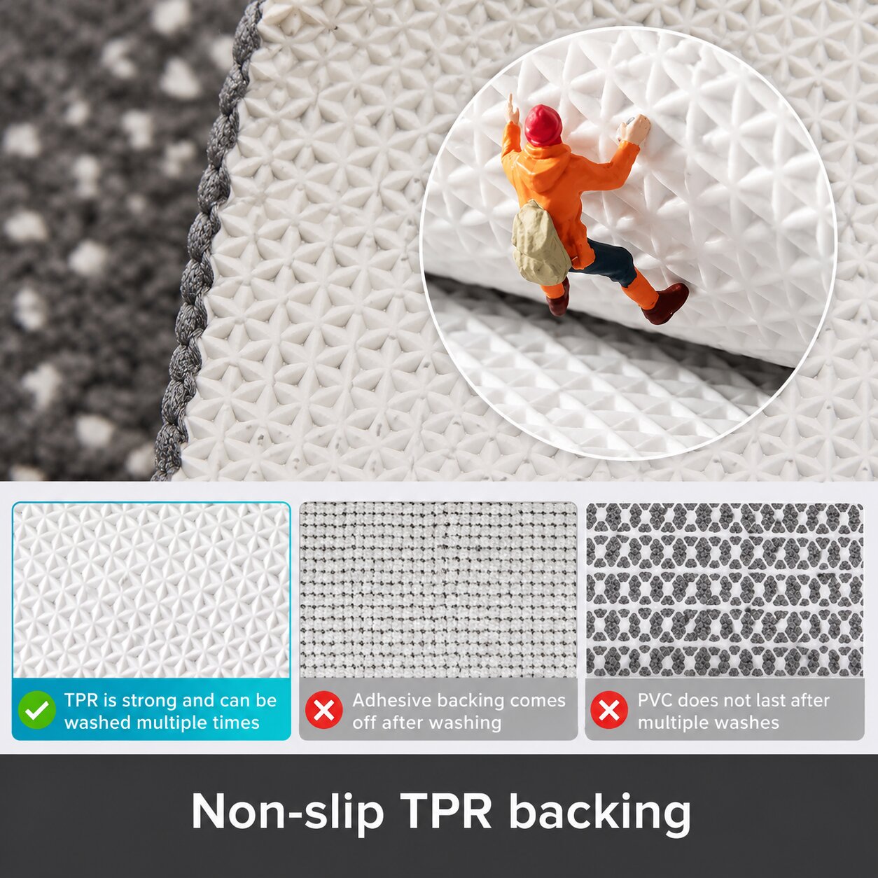 LunaSoft Non-Slip Bath Mat