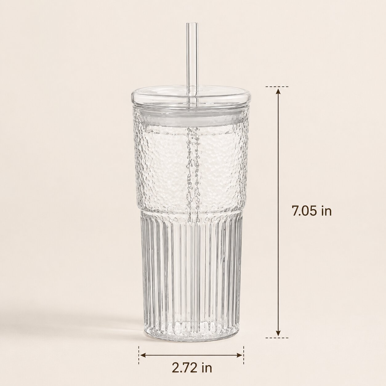 Aurelle Glass Tumbler Set of 2