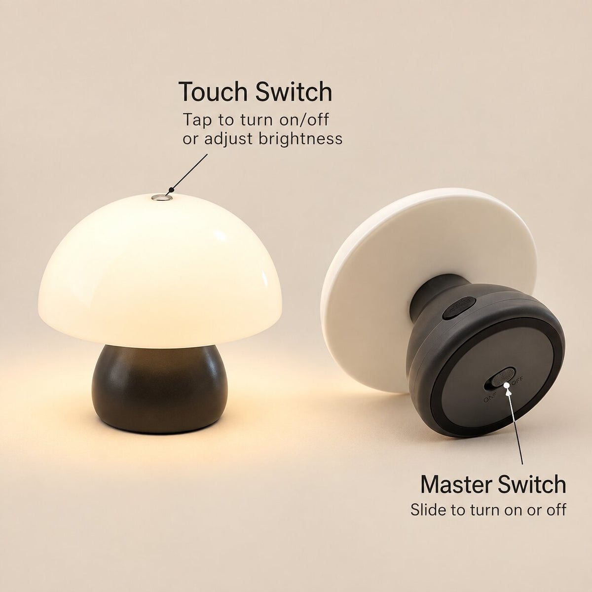 Lumi Mushroom Table Lamp