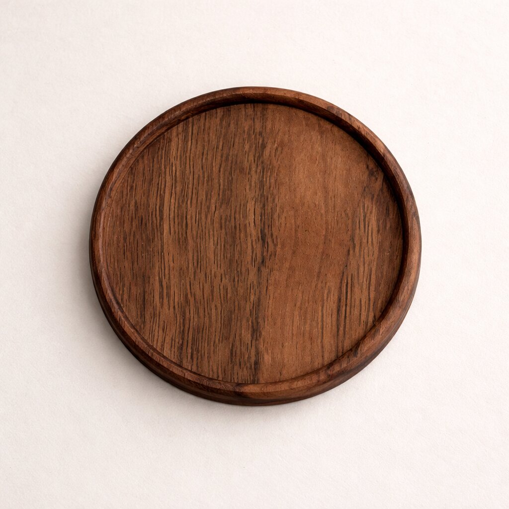 Jula Walnut Coaster Set