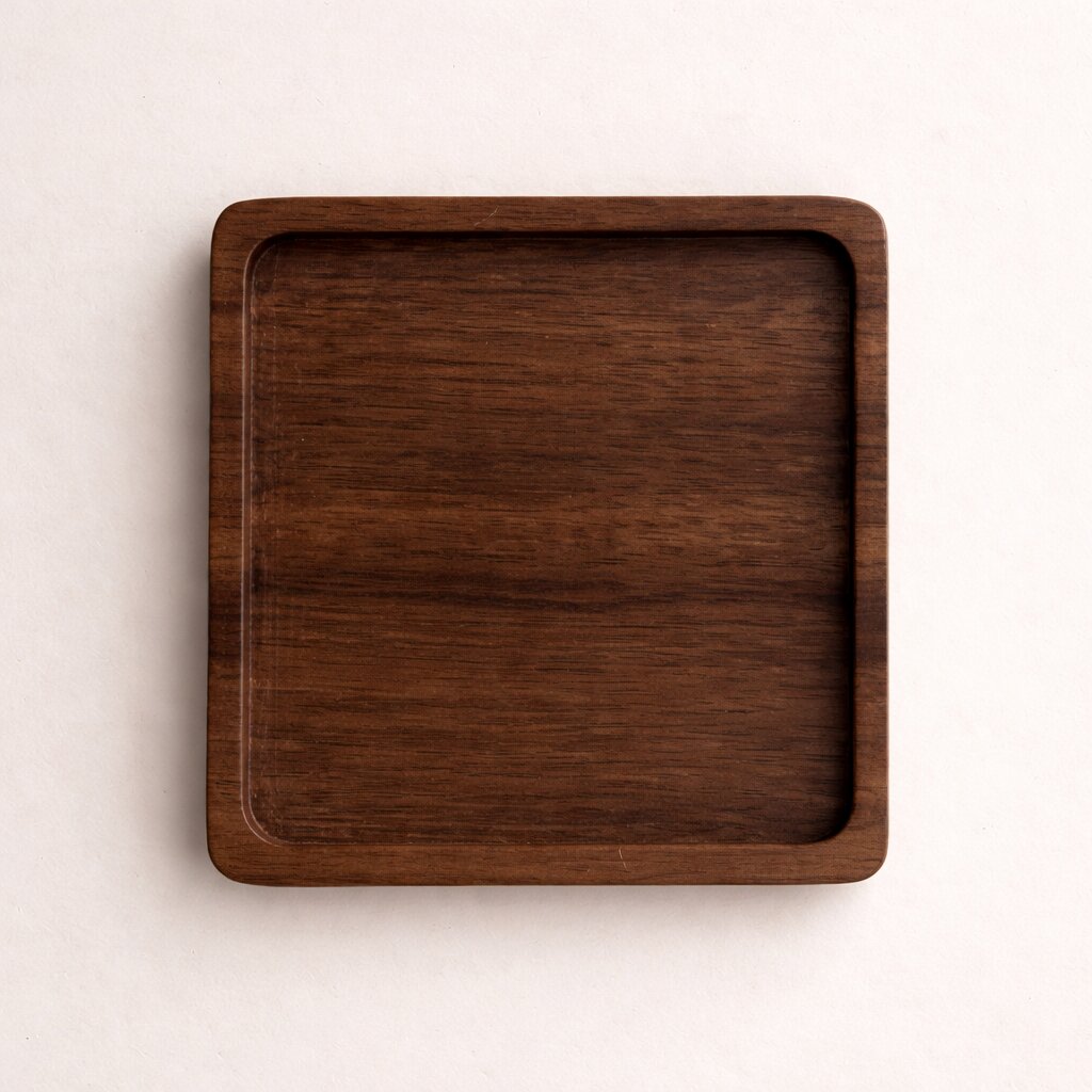 Jula Walnut Coaster Set