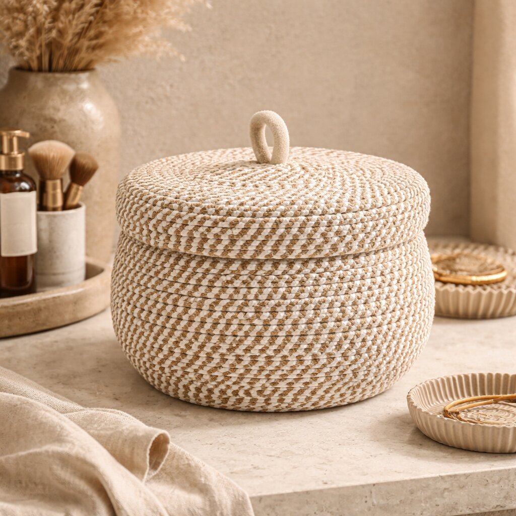 Liora Lidded Basket