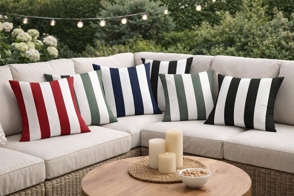 Sunny Stripe Pillow Cover