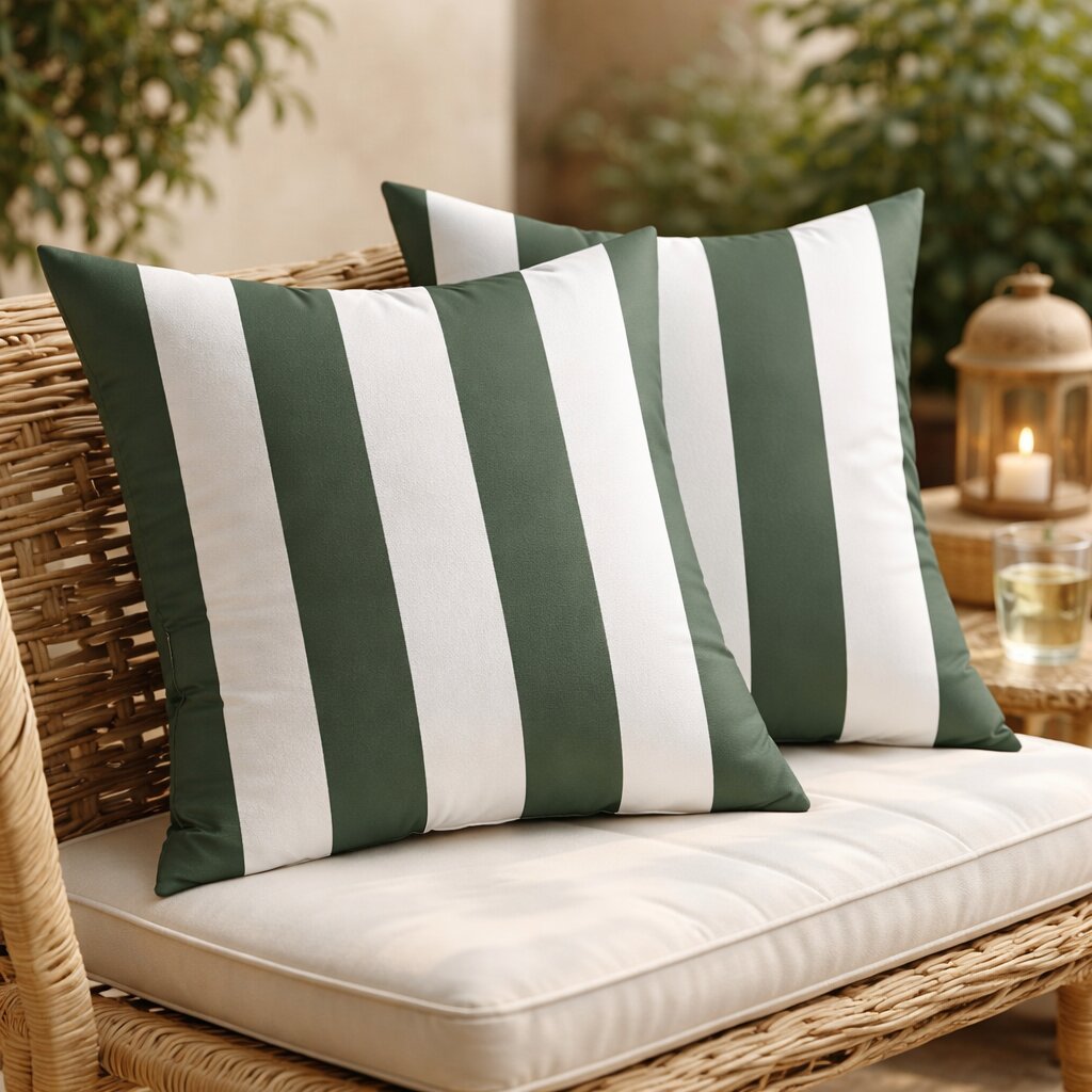 Sunny Stripe Pillow Cover