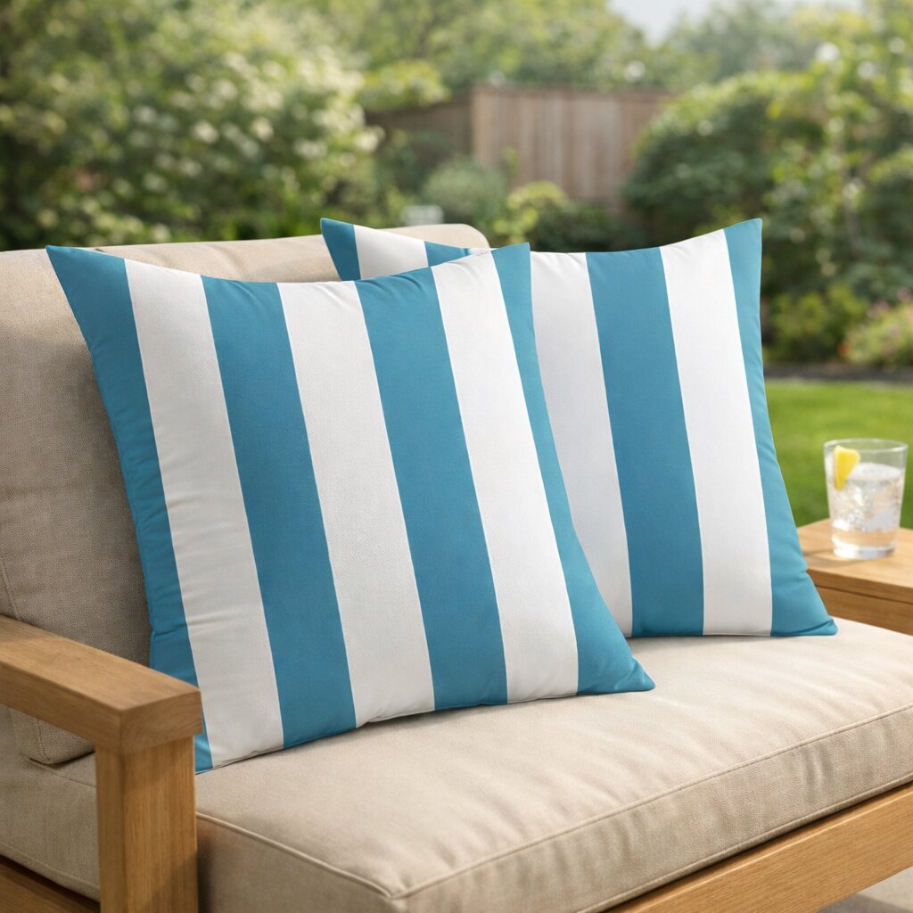 Sunny Stripe Pillow Cover