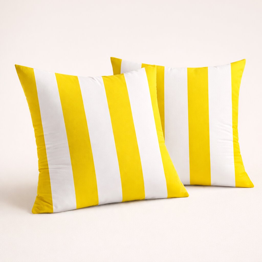 Sunny Stripe Pillow Cover