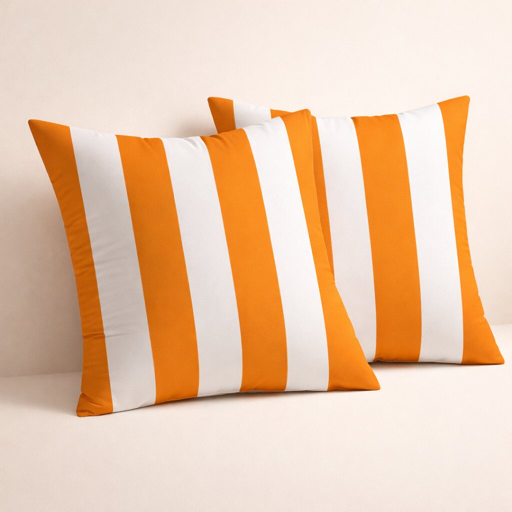 Sunny Stripe Pillow Cover