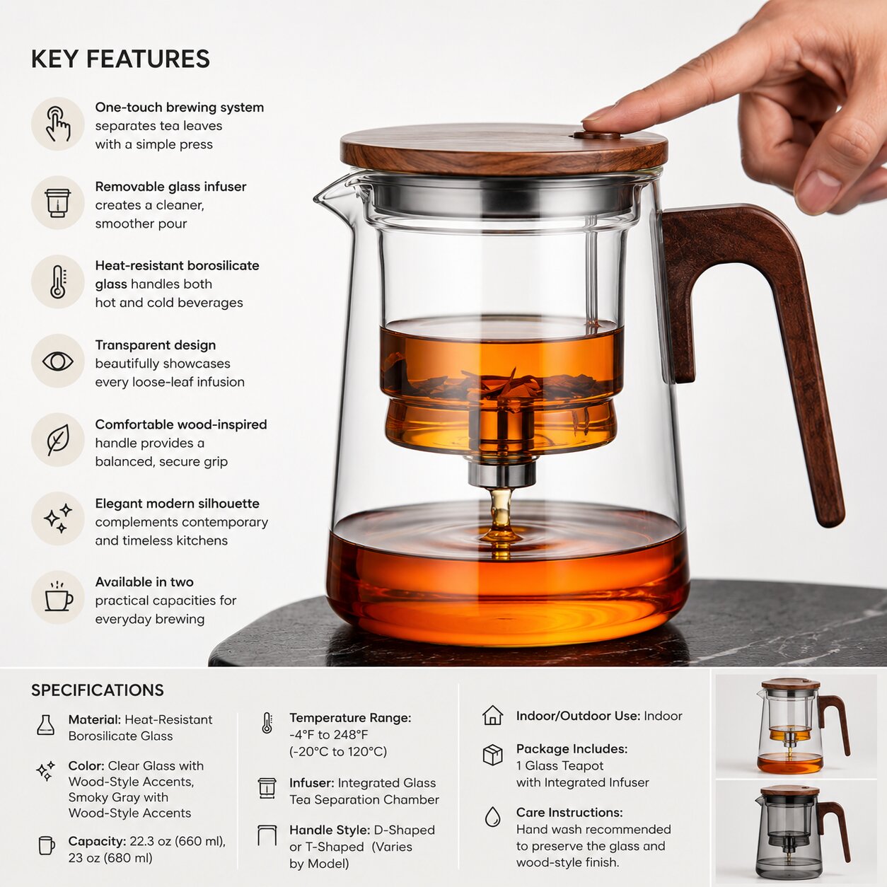 Kairo Magnetic Teapot