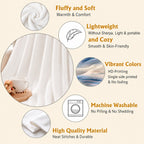 Harvest Haven Fleece Throw Blanket