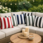 Sunny Stripe Pillow Cover