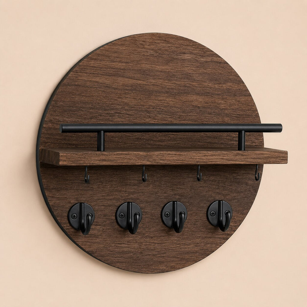 Wooden Wall Key Holder
