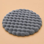 Elodie Round Faux Fur Rug