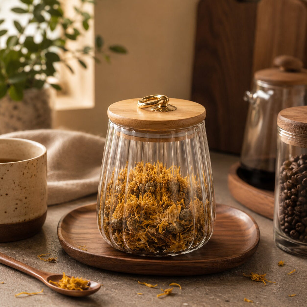 Nicky Glass Storage Jar