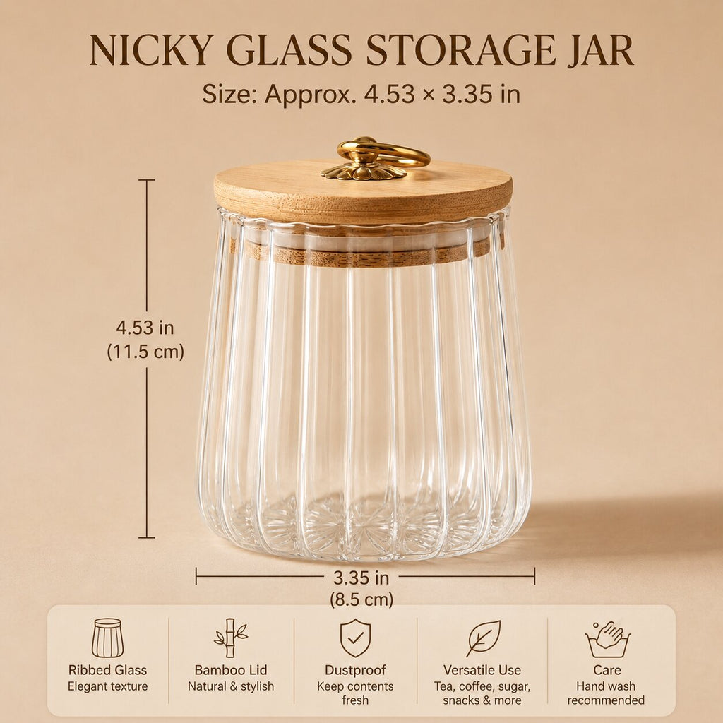 Nicky Glass Storage Jar