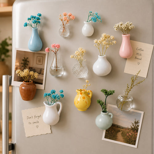 BloomMag Ceramic Vase Magnets