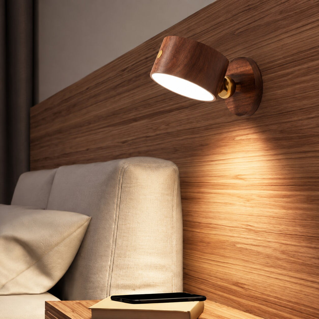 Maelle 360° Wooden Wall Light