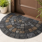 Cobblestone Half-Moon Doormat