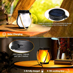 Vela Rechargeable Solar Lantern Set