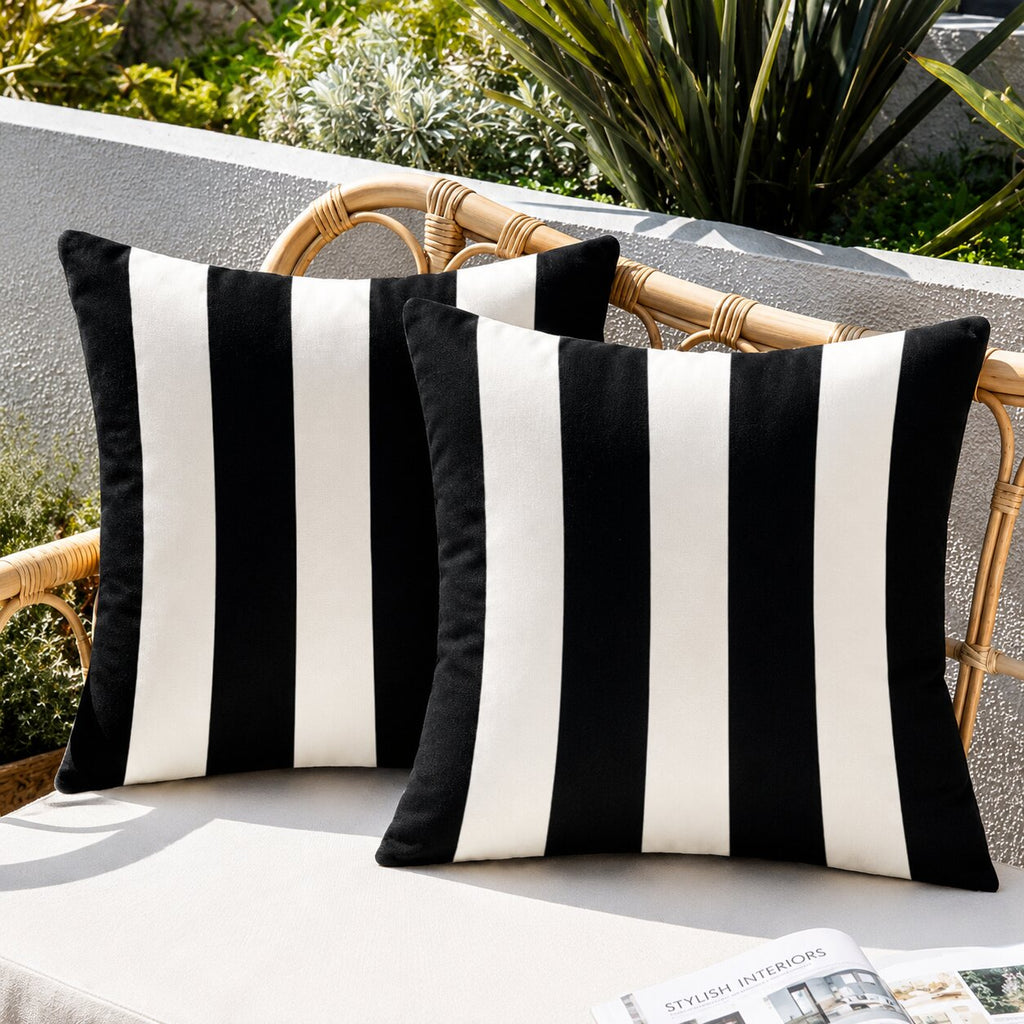 Sunny Stripe Pillow Cover