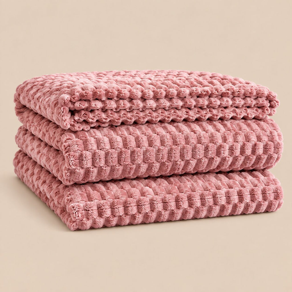 Mira Textured Throw Blanket