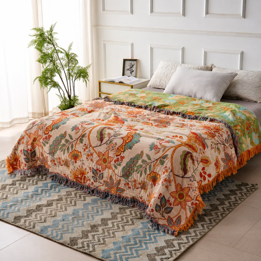 Sienna Woven Throw Cover
