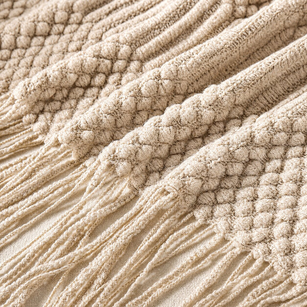 Elowen Textured Knit Throw Blanket