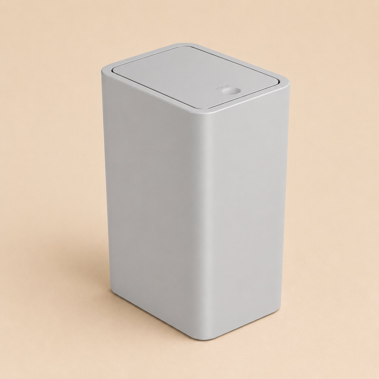 SlimPress Bathroom Trash Can