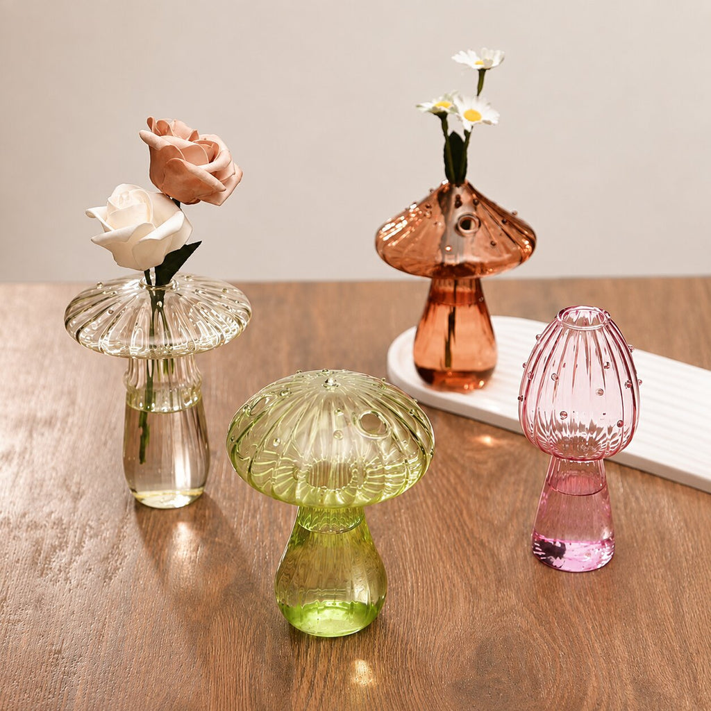 Mirelle Mushroom Glass Vase
