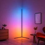 Smart RGB LED Corner Floor Lamp