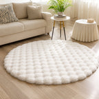 Elodie Round Faux Fur Rug
