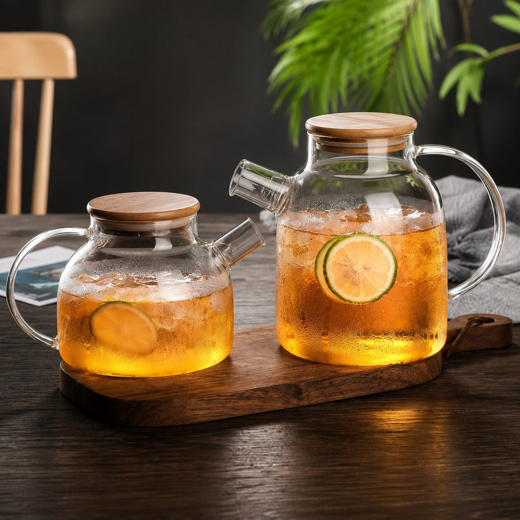 Serelle Borosilicate Glass Teapot