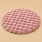 Elodie Round Faux Fur Rug