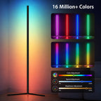 Smart RGB LED Corner Floor Lamp