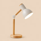 Marlowe Adjustable Wooden Desk Lamp