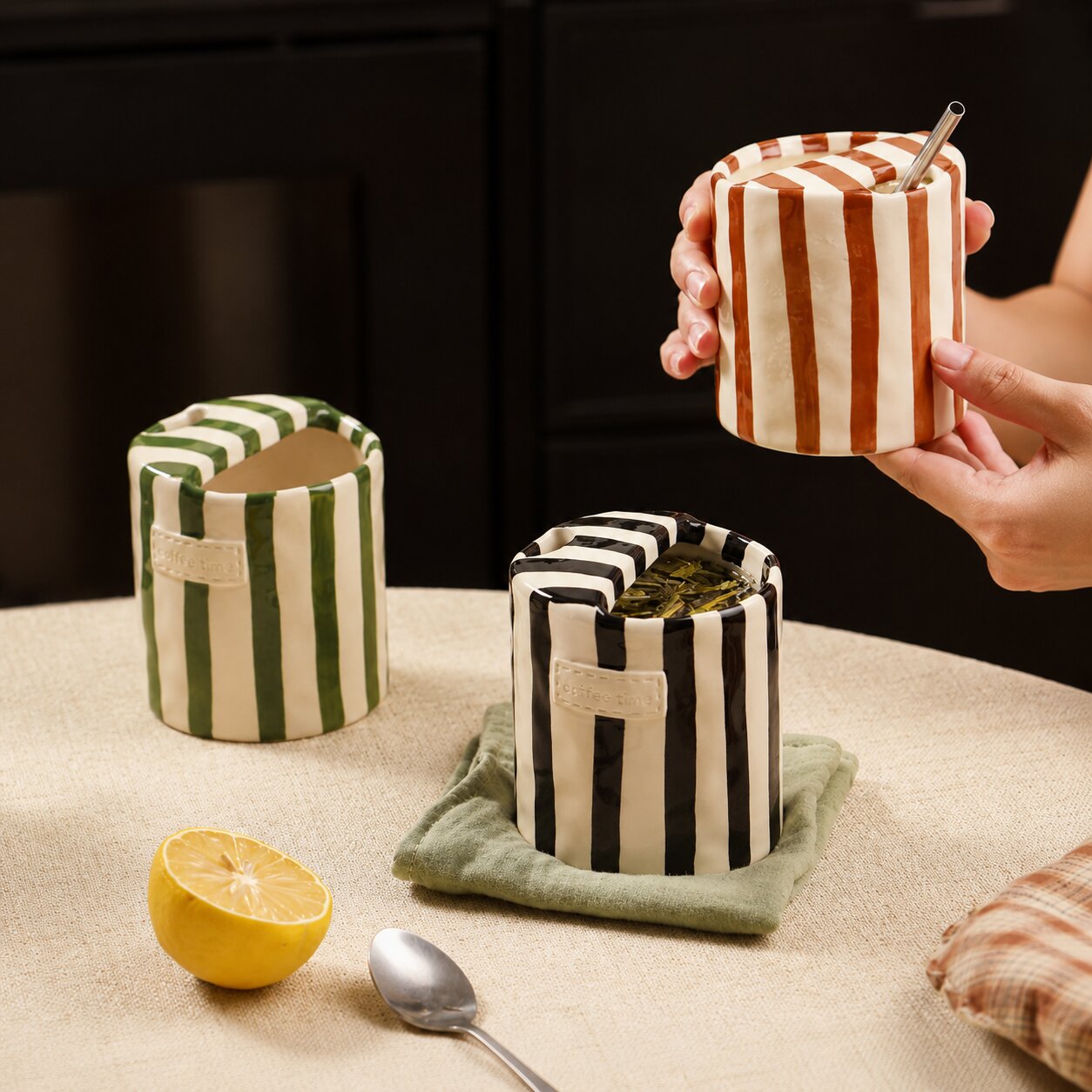 Monroe Stripe Mug