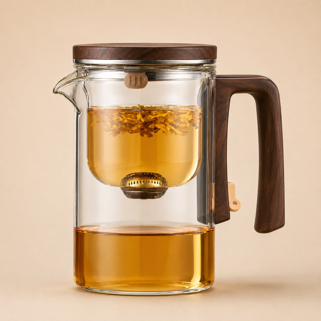 TeaFlow Magnetic Glass Teapot